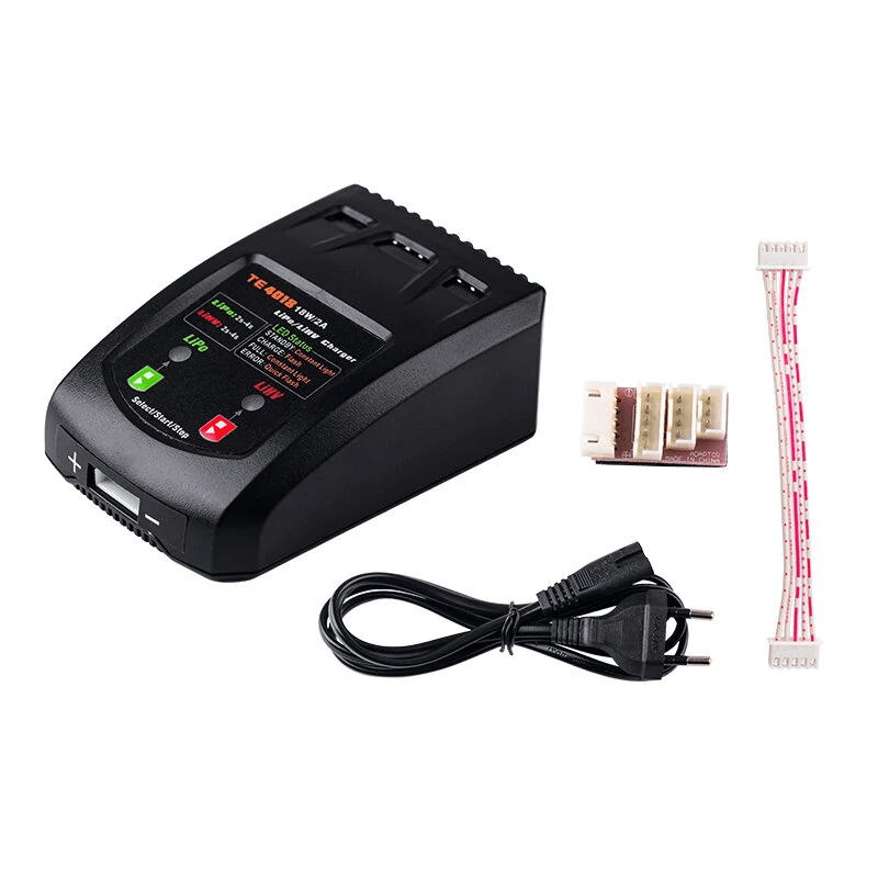 TENRC TE4018 18W 2A Balance Charger for 2S 3S 4S Lipo LiHV Battery - Makerfire