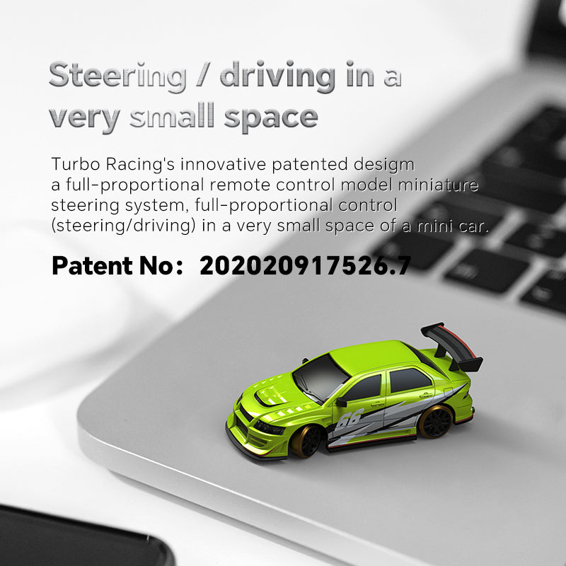 Turbo Racing R/c Turbo Racing C66 1/76 Mini RC Drift Car with Gyro – RTR Micro Remote C ...
