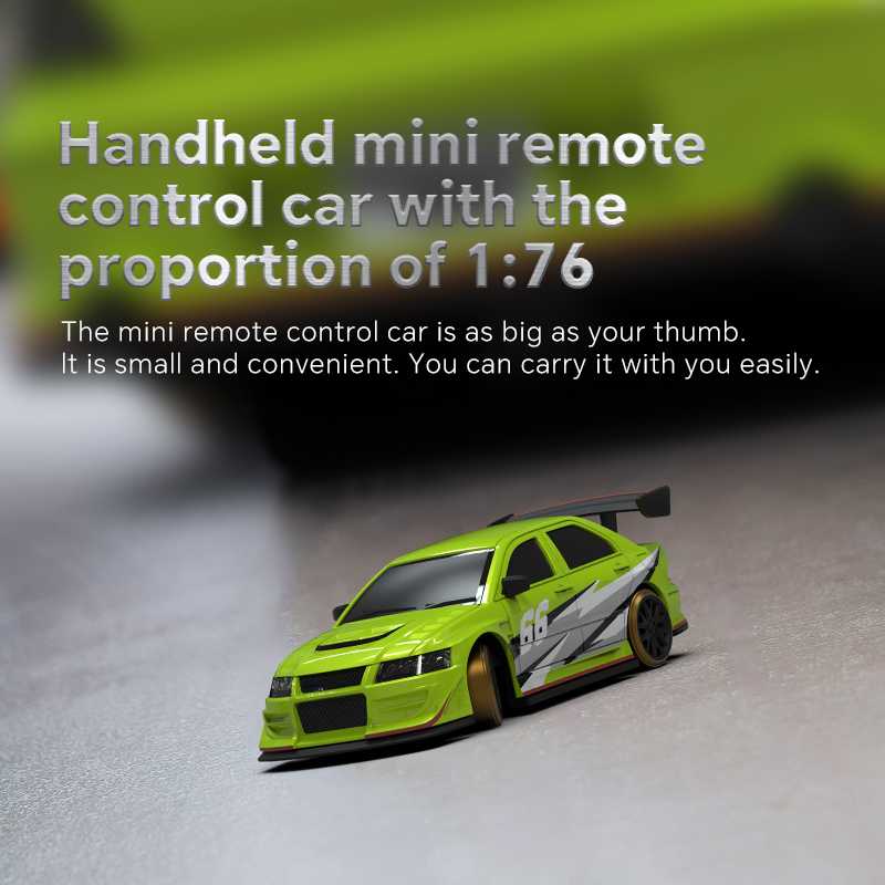 Turbo Racing C66 1/76 Mini RC Drift Car with Gyro – RTR Micro Remote C ...