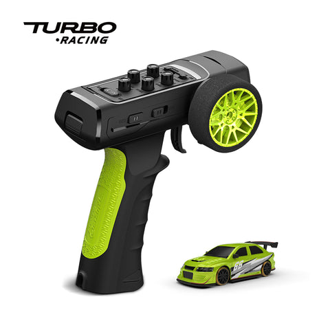 Turbo Racing C66 1/76 Mini RC Drift Car with Gyro – RTR Micro Remote Control Vehicle