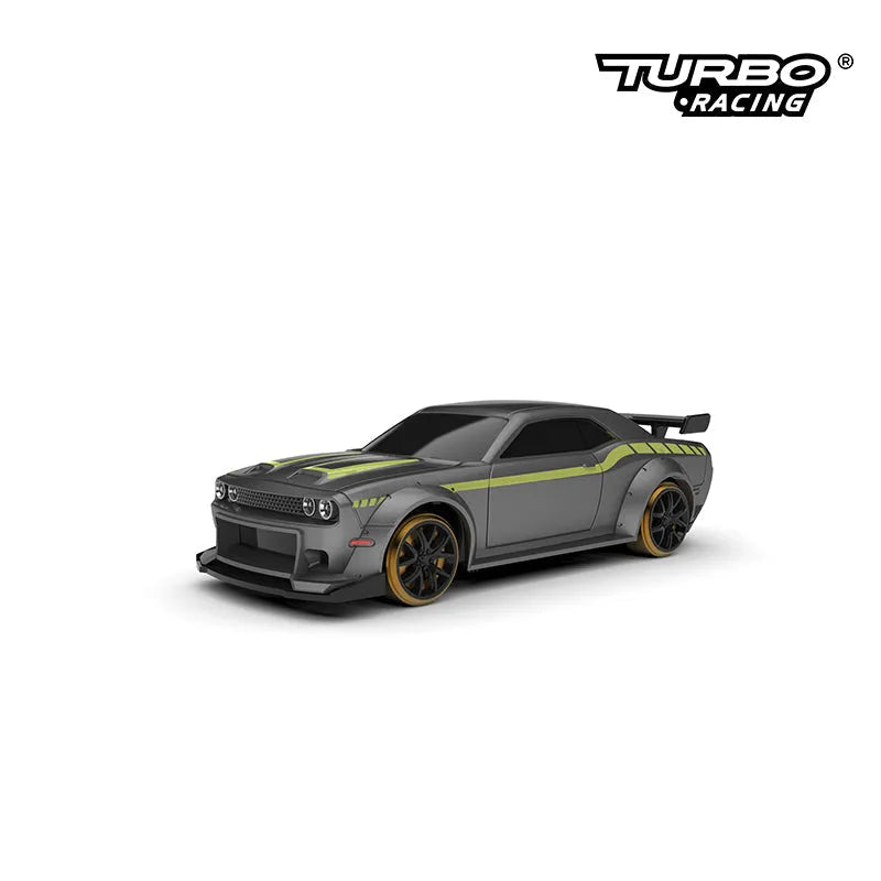 Turbo Racing C65 RC Car - 1/76 2.4G Drift Car RTR Micro Drift Car ...