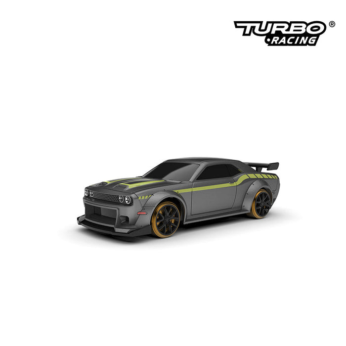 Turbo Racing RC Car C65 1/76 CT04 Chassis Model Built-in Gyroscope 2.4G Drift Car RTR Remote Control - Makerfire