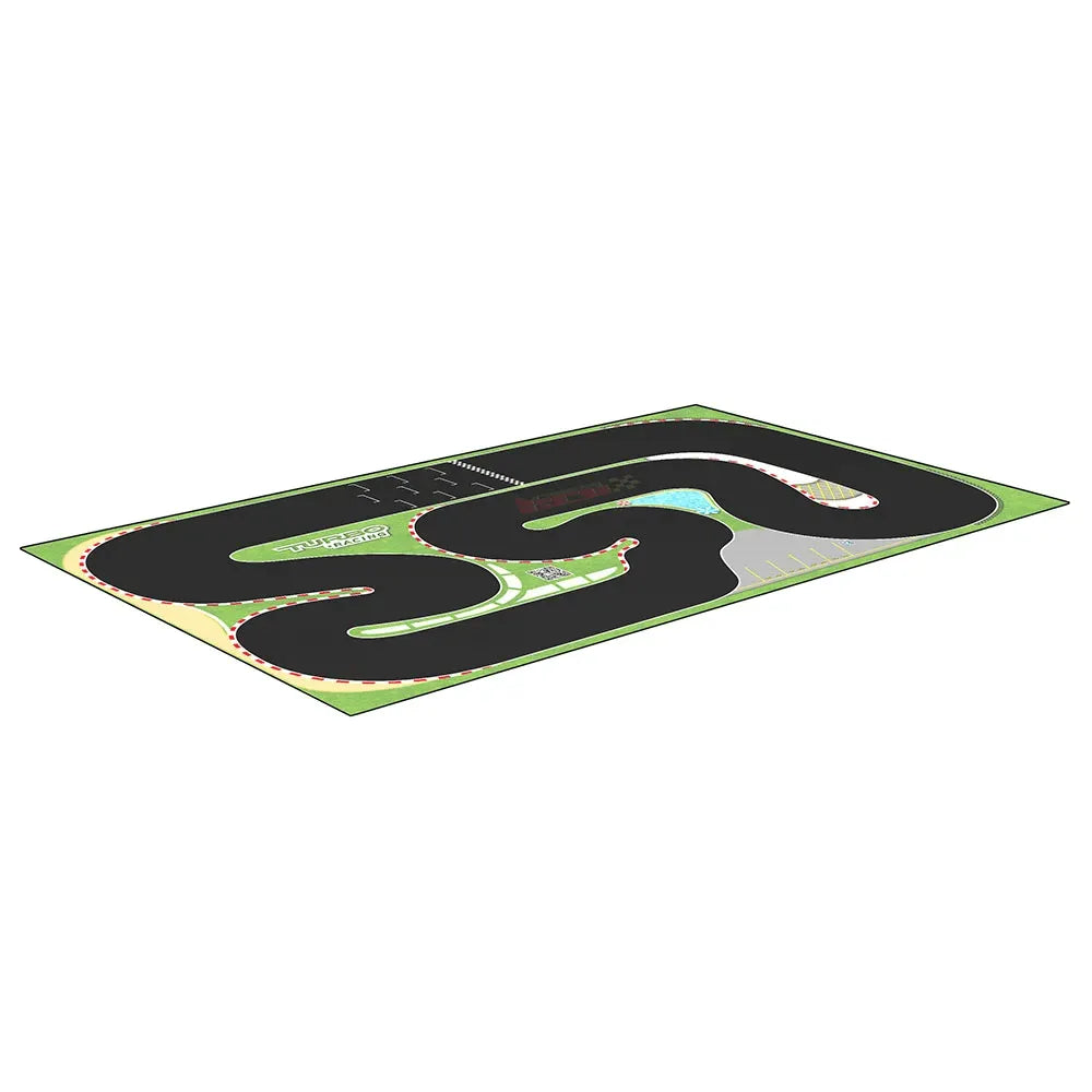 Rc Mat Turbo Racing Portable Rubber Mat 160x90cm 1:76 RC Mini Car Track Race ...