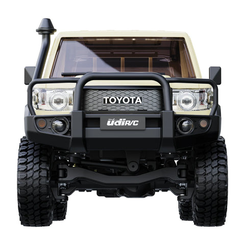 UDIRC UCX1801 PRO 1/18 Toyota Land Cruiser LC79 RC Rock Crawler – Brushless 4WD with 2-Speed & LED Lights