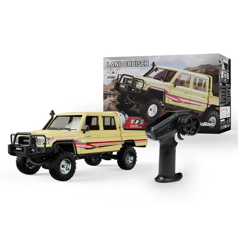 UDIRC UCX1801 PRO 1/18 Toyota Land Cruiser LC79 RC Rock Crawler – Brushless 4WD with 2-Speed & LED Lights