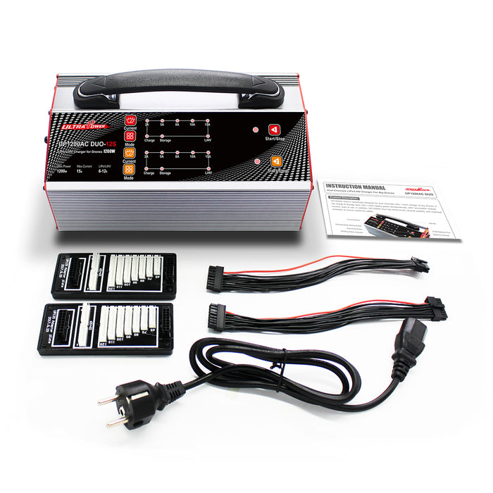 Ultra Power UP1200AC DUO 6-12S 2-15A 2*600W Lipo/LiHV Battery Balance Charger