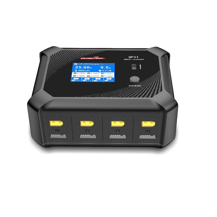 Ultra Power UP11 Battery Charger AC 240W DC 600W Four Channels Smart Blance Charger for 1-6S LiPo/LiHV/LiIon/LiFe Battery