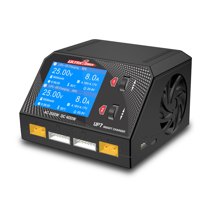 Ultra Power UP7 AC/DC Dual Channel 10A 400W Smart Balance Charger