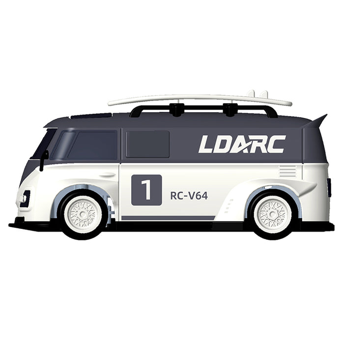 LDARC V64 Racing Van - 1:64 Scale 2.4GHz RWD RC Flat Road Vehicle