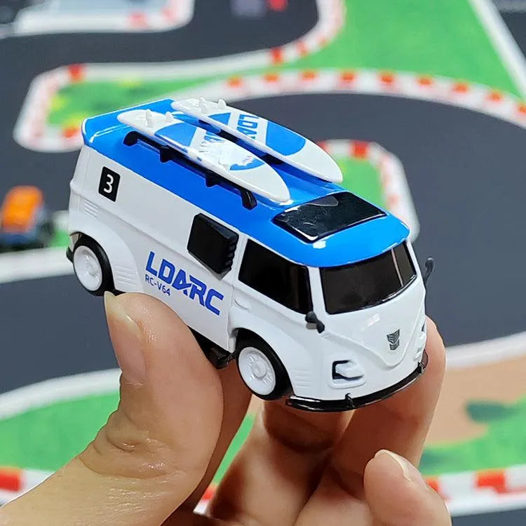 LDARC V64 Racing Van - 1:64 Scale 2.4GHz RWD RC Flat Road Vehicle - Makerfire