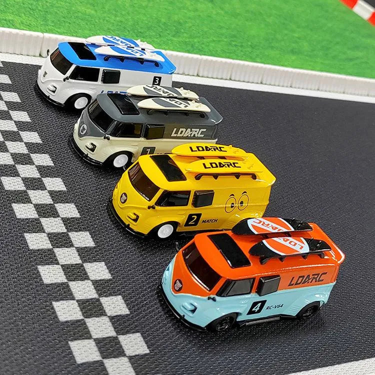 LDARC V64 Racing Van - 1:64 Scale 2.4GHz RWD RC Flat Road Vehicle - Makerfire