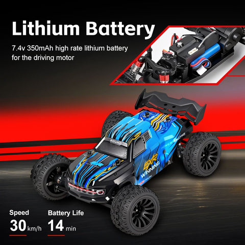 WLTOYS 244018 1/24 2WD Electric RC Monster Truck – High-Speed Off-Road RTR Car