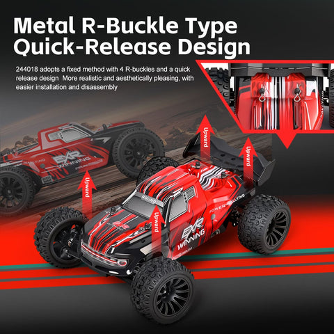 WLTOYS 244018 1/24 2WD Electric RC Monster Truck – High-Speed Off-Road RTR Car