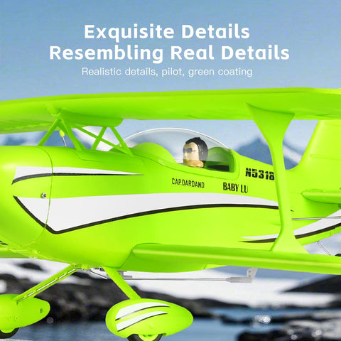 Avión RC WLTOYS A310 EPP - Avión acrobático para exteriores de 2,4 GHz con función antipérdida & Alarma de batería baja