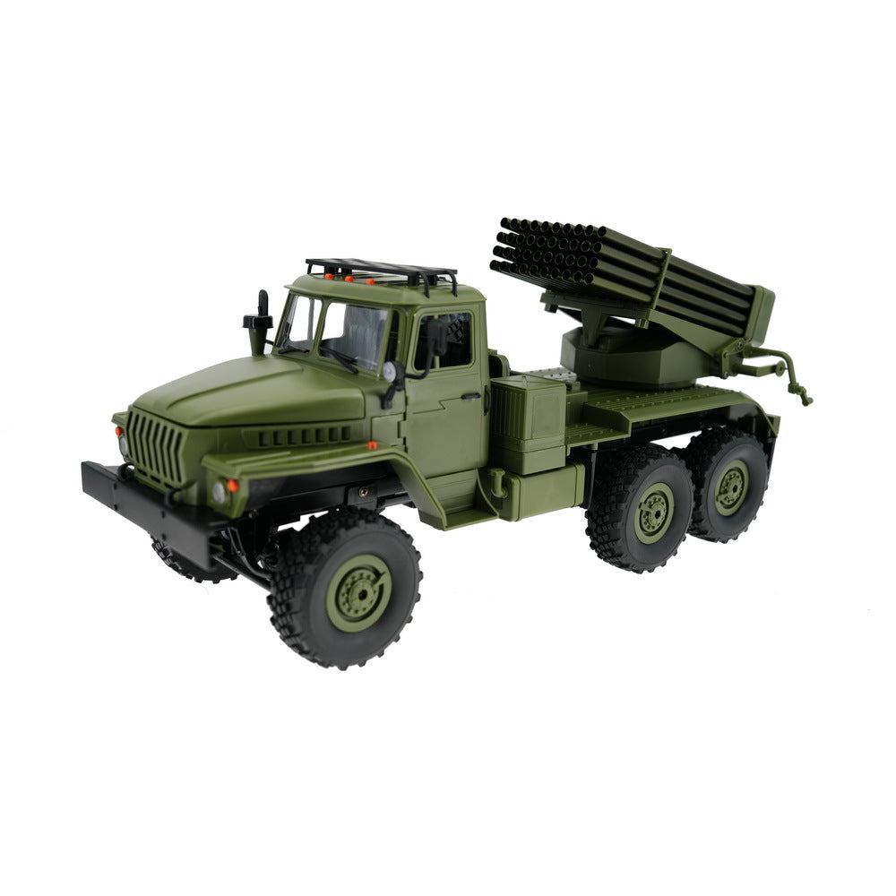 WPL B36-2 BM-21 "Grad" 1/16 6x6 Military RC Truck – RTR with Proportional Controls, Rocket Launcher Style
