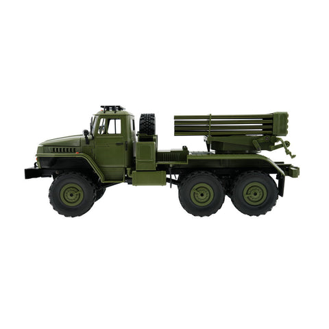 WPL B36-2 BM-21 "Grad" 1/16 6x6 Military RC Truck – RTR with Proportional Controls, Rocket Launcher Style
