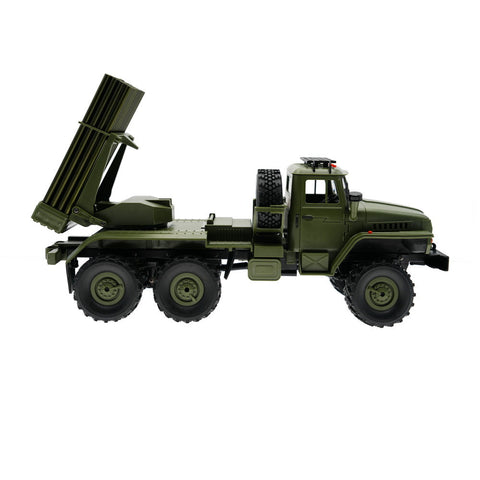 WPL B36-2 BM-21 "Grad" 1/16 6x6 Military RC Truck – RTR with Proportional Controls, Rocket Launcher Style