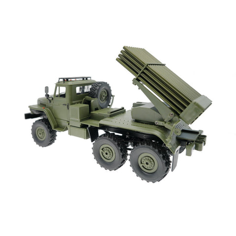 WPL B36-2 BM-21 "Grad" 1/16 6x6 Military RC Truck – RTR with Proportional Controls, Rocket Launcher Style
