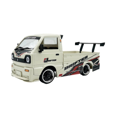 WPL D14S Mini 1/10 Brushless 4WD On-Road RC Car – Full Scale Electric Truck with Surround System