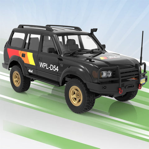 WPL D54 1/16 Ölçekli 4WD RC Arazi Kamyonu – Tam Oransal Kontrollü 2,4 GHz RTR