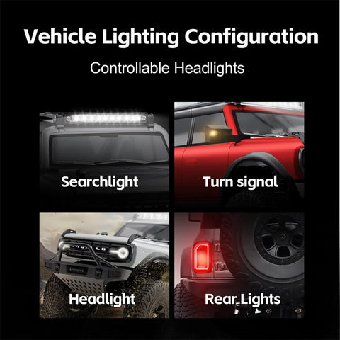 Wltoys 184023 1/18 4WD RC Rock Crawler – RTR Off-Road Truck with Two-Speed Gearbox, LED Lights & Metal Hub