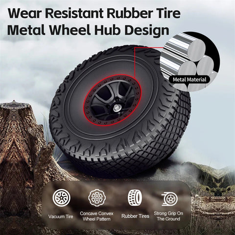 Wltoys 184023 1/18 4WD RC Rock Crawler – RTR Off-Road Truck with Two-Speed Gearbox, LED Lights & Metal Hub