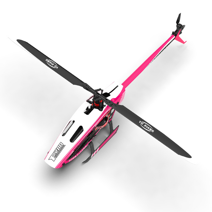 YXZNRC Yuxiang F280 2.4G 6CH 6-Axis Gyro 3D6G RC Helicopter Dual Brushless Direct Drive Motor Flybarless - Makerfire