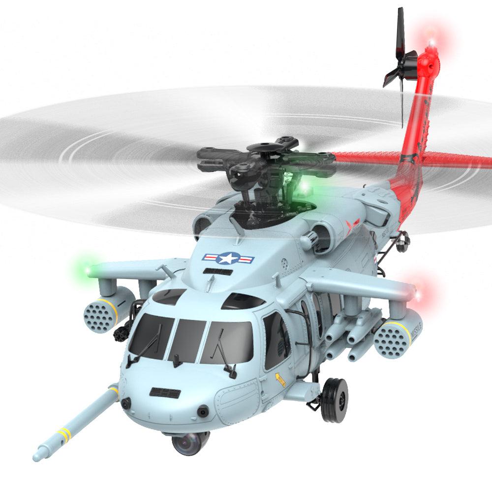 Yuxiang F09-H SH60 Black Hawk 1/47 Scale Aircraft 2.4G 8CH 6-Axis Gyro GPS 5.8G image Transmission Helicopter - Makerfire