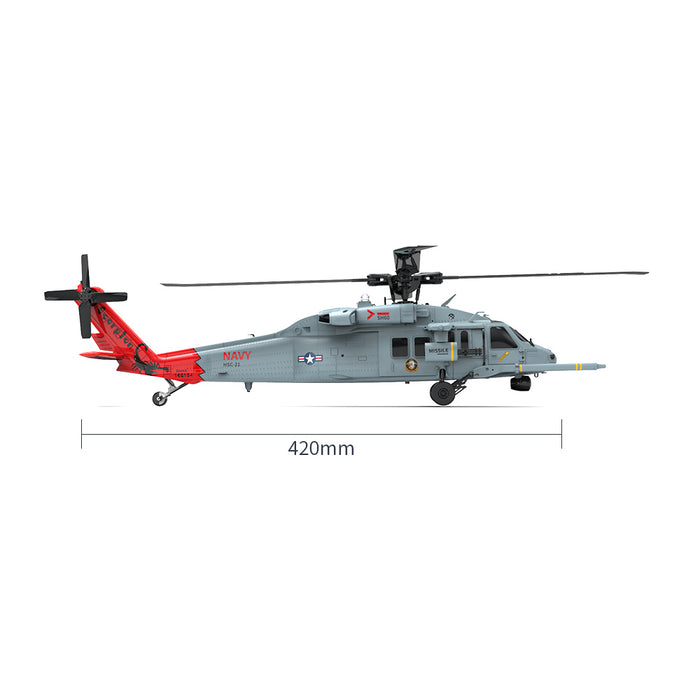 Yuxiang F09-H SH60 Black Hawk 1/47 Scale Aircraft 2.4G 8CH 6-Axis Gyro GPS 5.8G image Transmission Helicopter - Makerfire