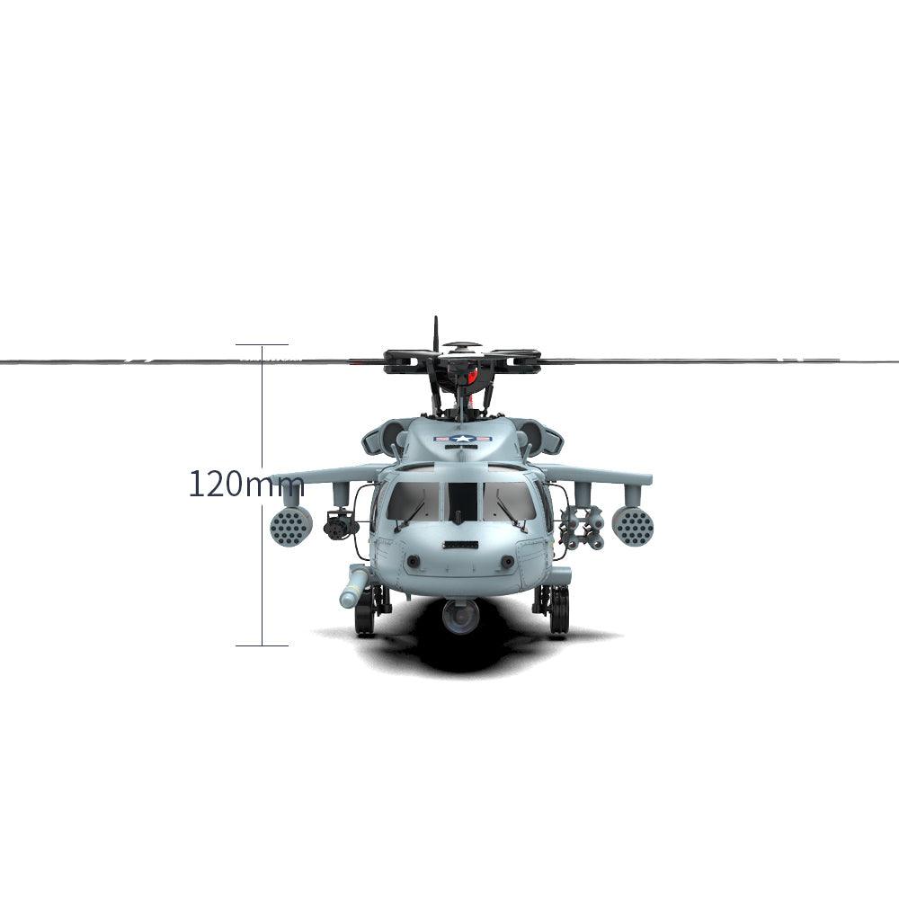 Yuxiang F09-H SH60 Black Hawk 1/47 Scale Aircraft 2.4G 8CH 6-Axis Gyro GPS 5.8G image Transmission Helicopter - Makerfire