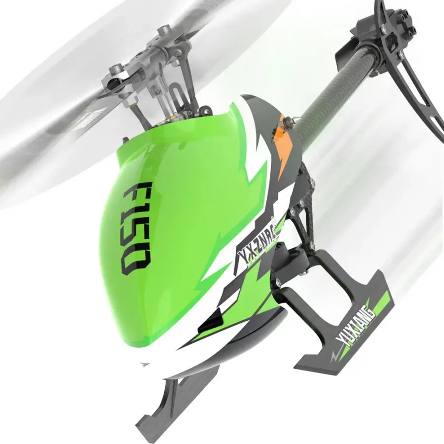 Yuxiang F150 6CH 6-axis Gyro 3D/6G RC Helicopter Dual Brushless Direct Drive Motor Flybarless Compatible with FUTABA S-FHSS BNF/RTF Version - Makerfire