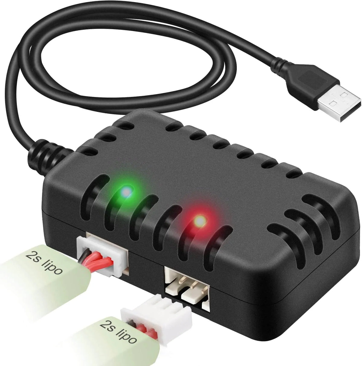 Crazepony 2-in-1 USB Balance Charger Cable 1A for 2S LiPo