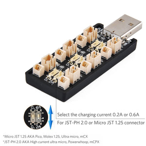 crazypony-6-channel-1s-lipo-usb-charger-for-tiny-whoop-blade-inductrix-micro-jst-connectors-features_6