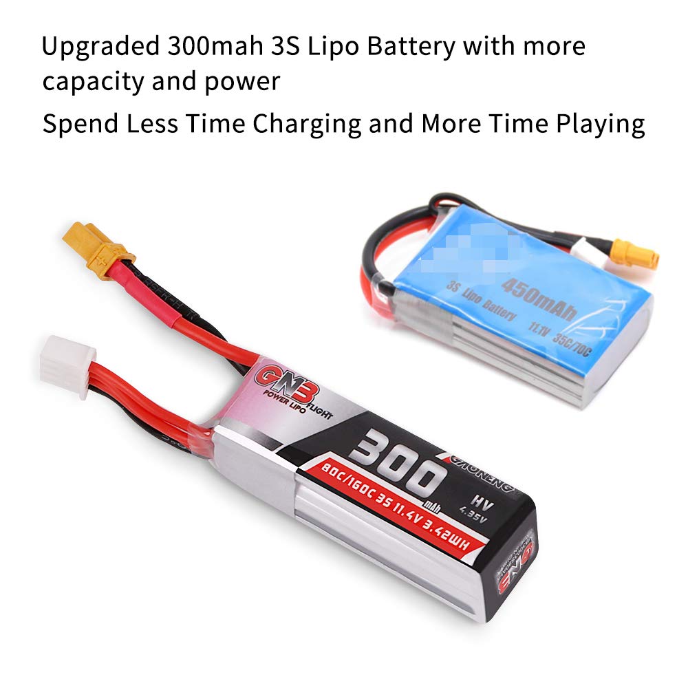 gaoneng-11-4v-300mah-3s-hv-lipo-battery-80c-160c-with-xt30-connector-for-fpv-racing-drones-features