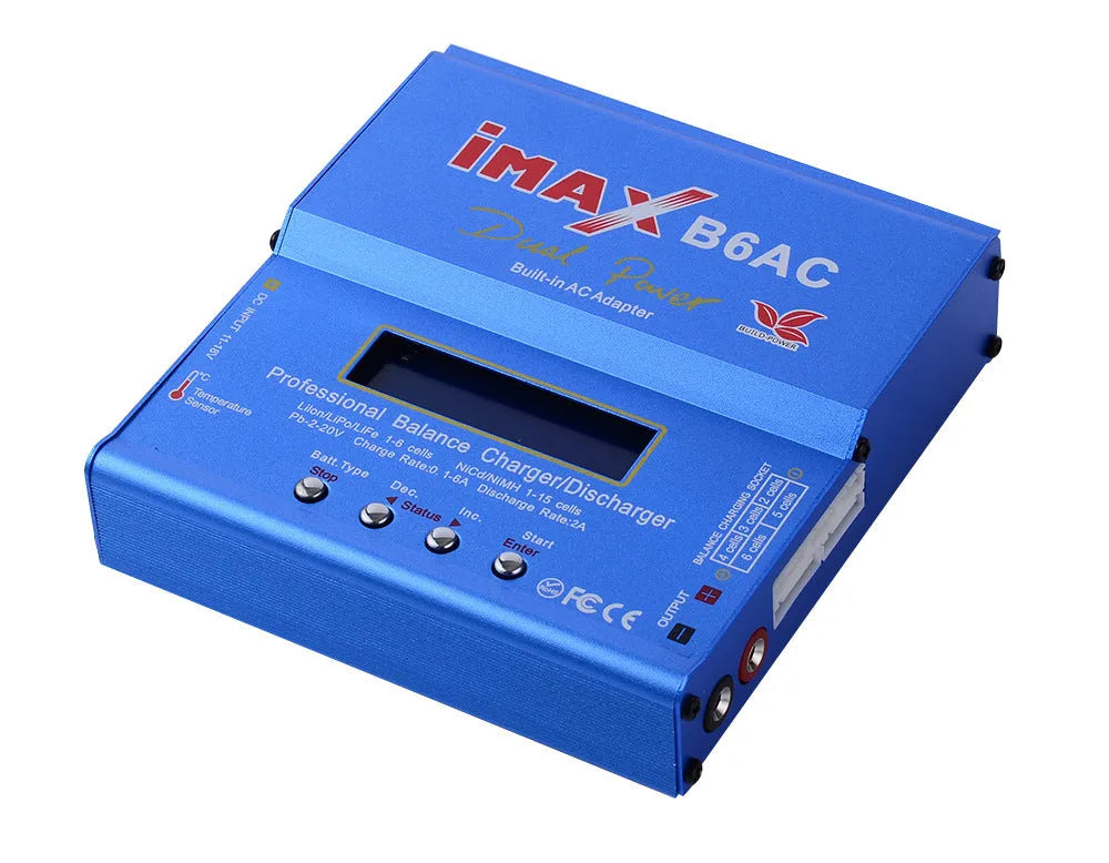 IMAX B6ACインテリジェントバッテリーバランス充電器 - 高性能LIイオン、LI-PO、NIMH、NICD充電およびバランスシステム