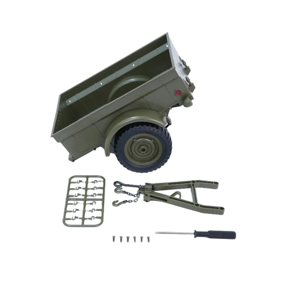 JJRC C8815 RC Car RTR Willys Military Jeep RC Truck - Upgradabe Parts & Accessories
