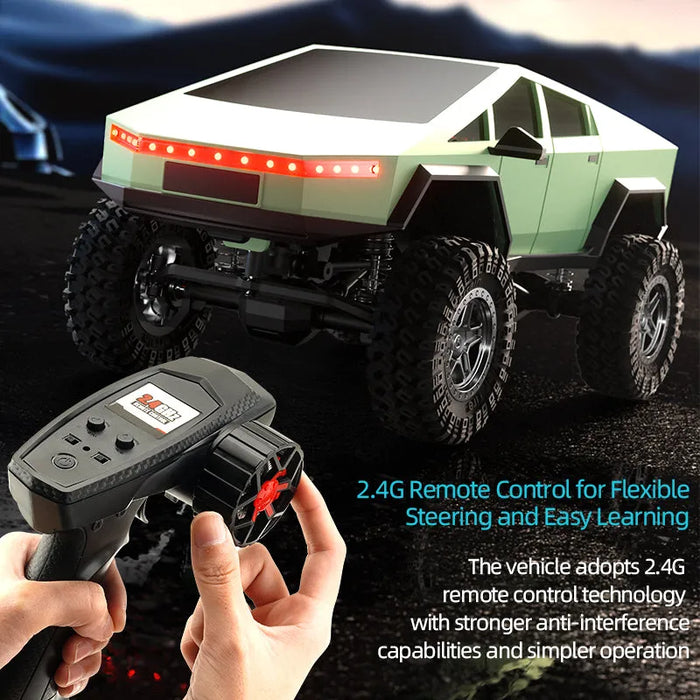 JJRC C8818 RC Crawler Car - 1/18 Scale Full Proportional Cyber Shell 4 WD Off-Road Vehicle