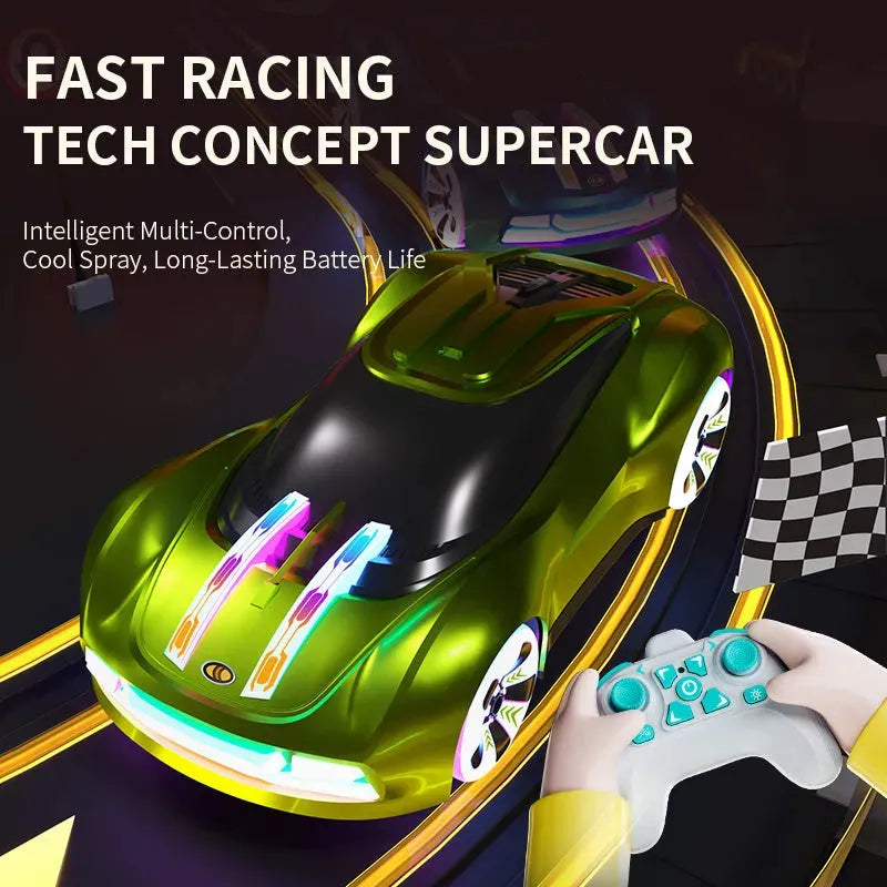 JJRC Q206 RC CAR - Futuristisk konseptbil RC 2.4G RTR LED + Musikkspill, modell A
