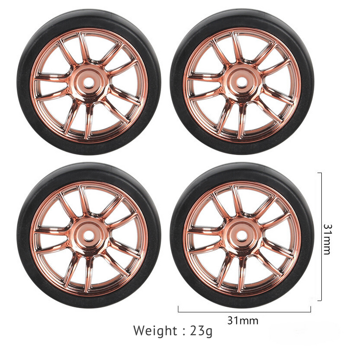 LDRC 1804 RC Drift Car RTR 1/18 Mazda MX-5 Upgrade 1200mAh Battery & Tires & Obstacle Set