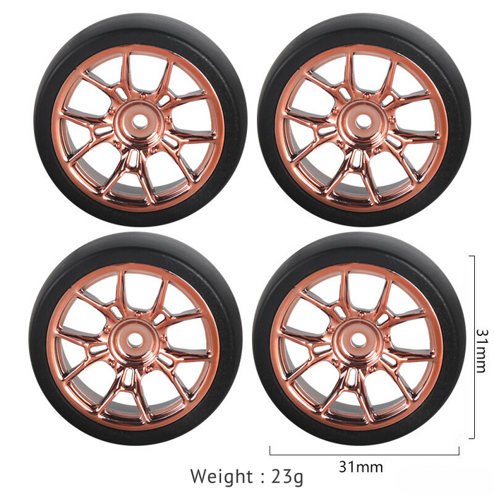 LDRC 1804 RC Drift Car RTR 1/18 Mazda MX-5 Upgrade 1200mAh Battery & Tires & Obstacle Set