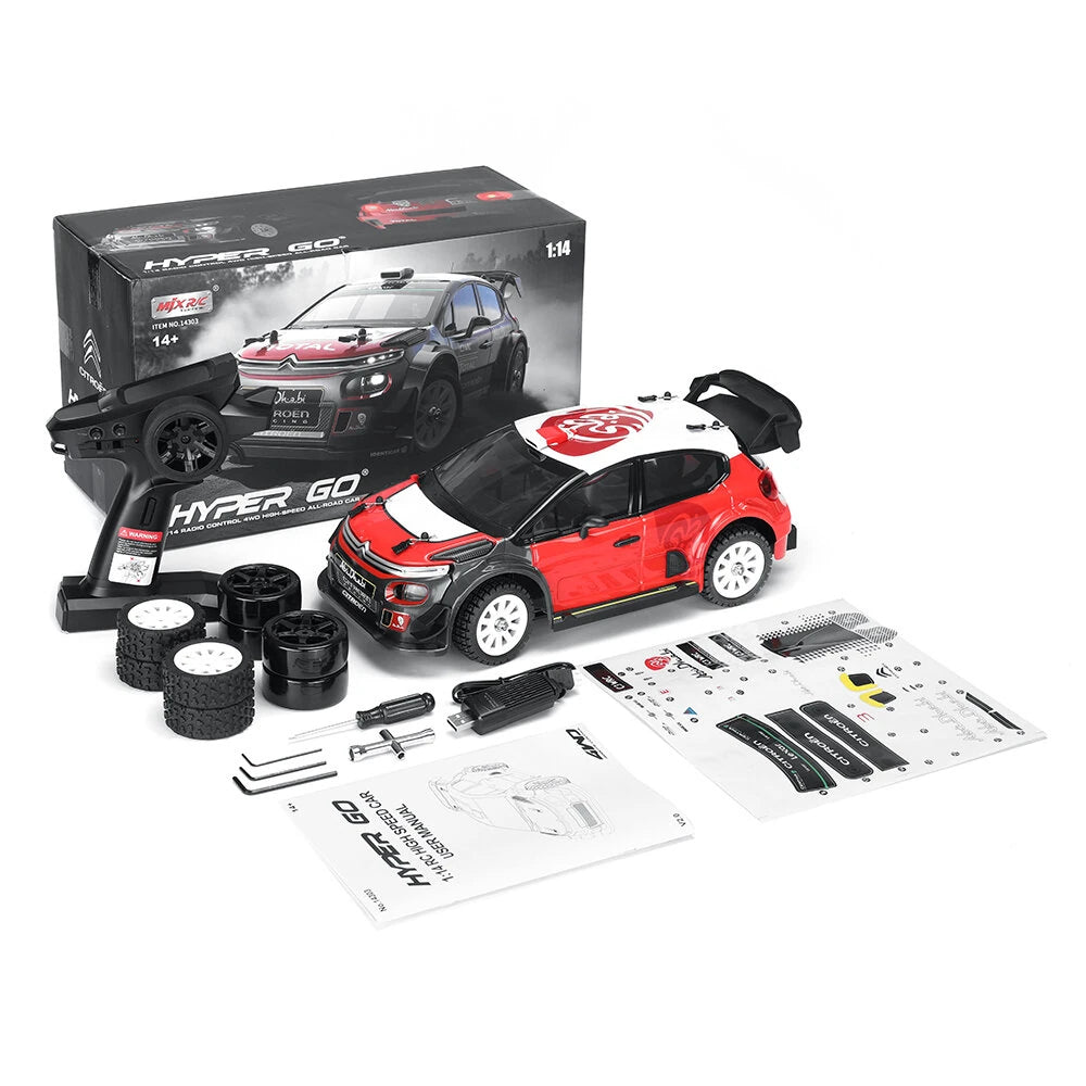 MJX Hyper Go 14303 - High-Speed 1/14 Scale 2.4GHz Brushless 4WD RC Car