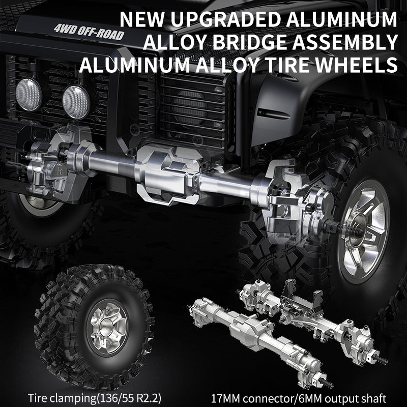 MJX Hyper Go H8H+ Upgrade RC Truck 1/8 Scale 2.4G Off Road Vehicle with Sensored Brushless Motor 80A FOC ESC
