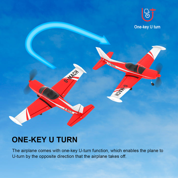 TOP RC HOBBY SF260 Mini Aeroplane 450MM 6-Axis Gyro One-Key Take-Off