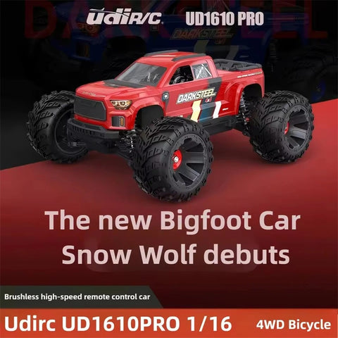UDIRC 1610 Pro 4WD RC Bigfoot Truck - Features
