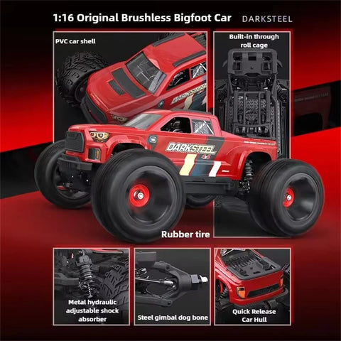 UDIRC 1610 Pro 4WD RC Bigfoot Truck - Features