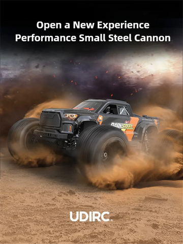 UDIRC 1610S 1/16 4WD Brushless RC Truck – 80km/h Off-Road Climber with LED Lights, Oil Shocks & Metal Dogbones