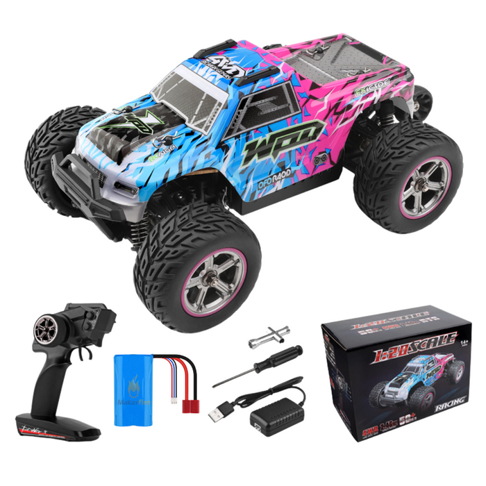 WLTOYS 204006 RC Car 1/20 Scale 4WD Off-Road 2.4G RTR 50km/h High Speed w/ LED Front Light