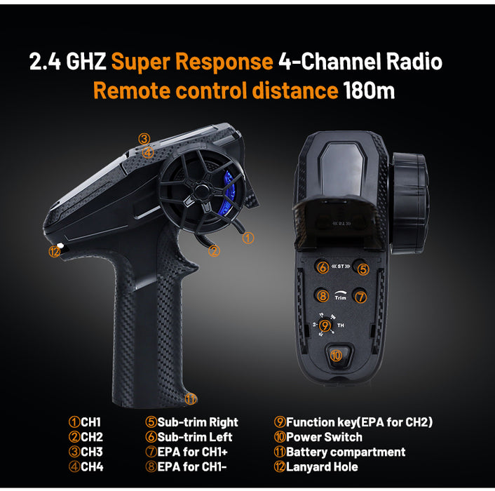 ZD Racing BX-12 RC Car 1/12 Scale 4WD 3S Brushless Motor 70km/h High Speed BX12 Racing Off-Road Truck 2.4G RTR Oil Filled Shocks