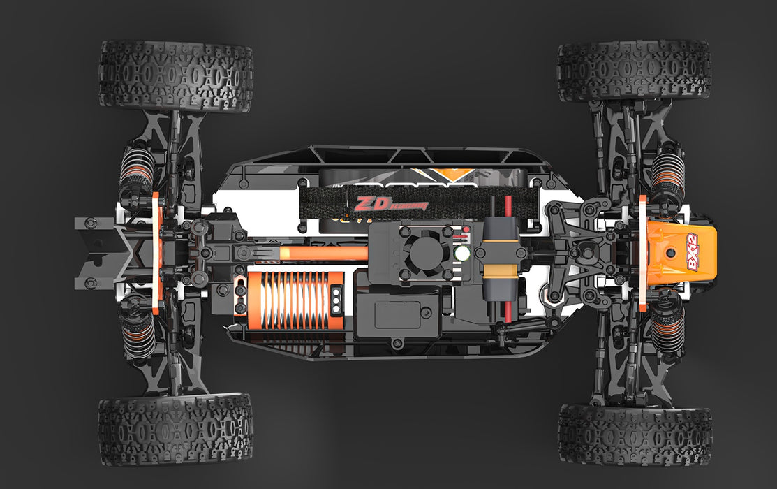 ZD Racing BX-12 RC Car 1/12 Scale 4WD 3S Brushless Motor 70km/h High Speed BX12 Racing Off-Road Truck 2.4G RTR Oil Filled Shocks