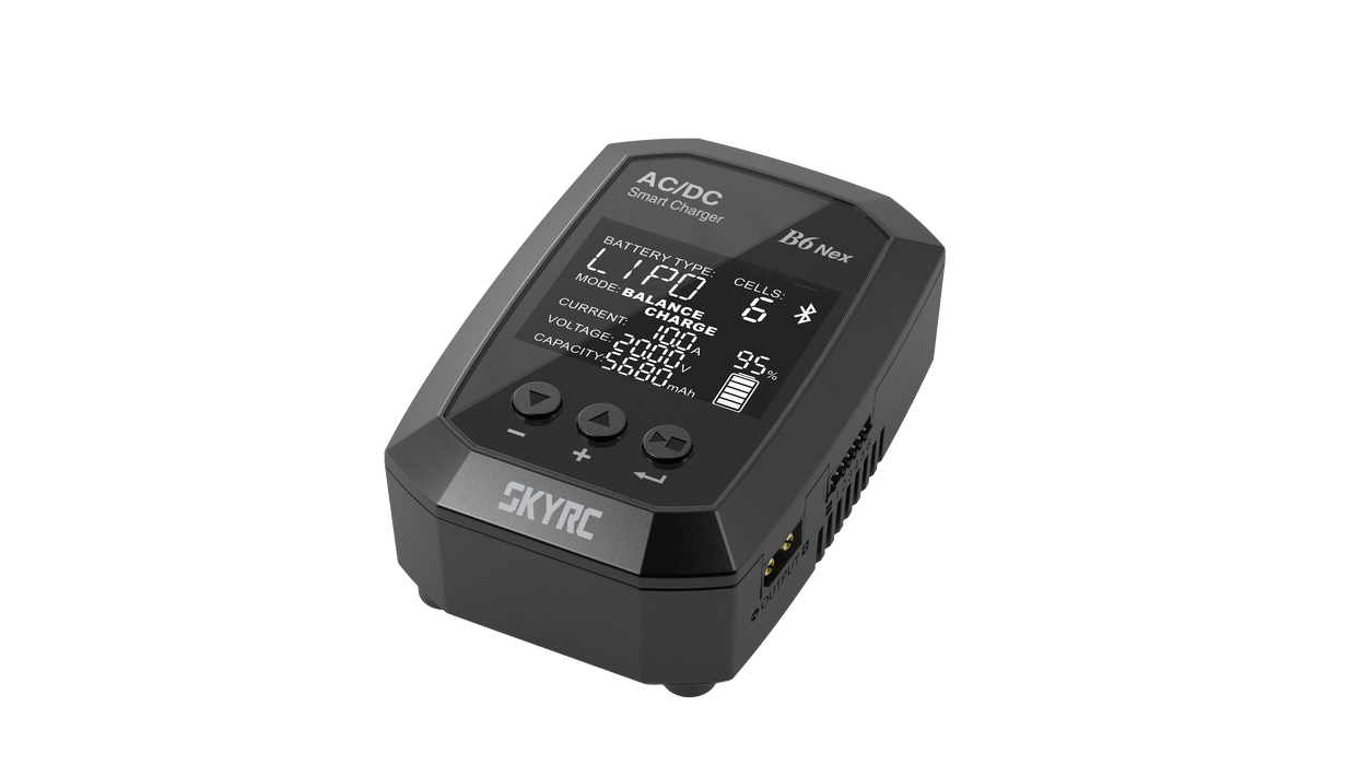 SKYRC B6 Nex AC/DC スマート充電器 LiPo 10A 200W VA LCD ディスプレイ AD/DC 入力